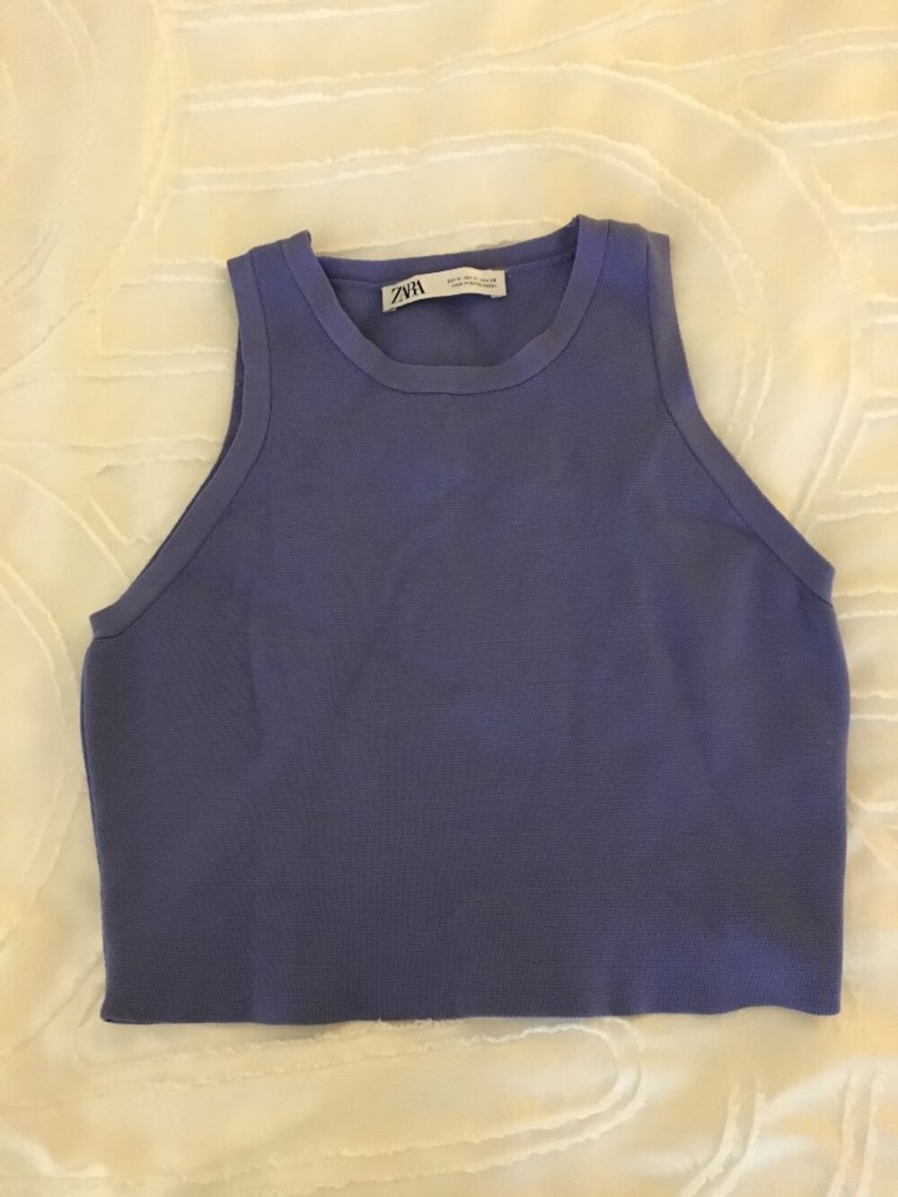 Zara Purple Crop Top